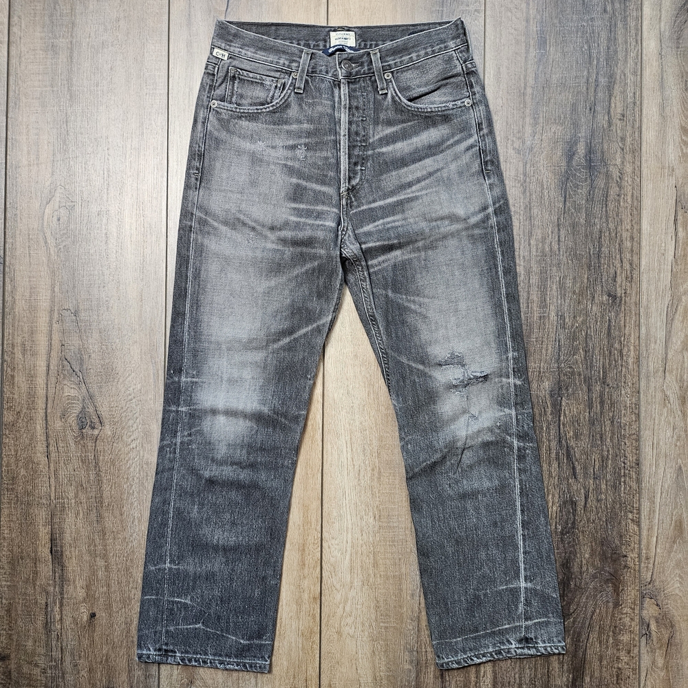 Citizens Of Humanity Gray Straight Jeans Modern Fit